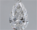 Diamante Natural 0.40 quilates, De pera , Color D, claridad VVS2 y certificado GIA