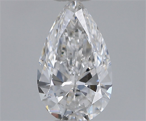 Foto Diamante Natural 0.40 quilates, De pera , Color D, claridad VVS2 y certificado GIA de