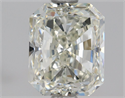 Natural Diamond 1.50 Carats, Radiant with  Cut, K Color, SI1 Clarity and Certified by GIA