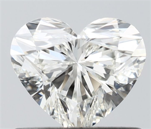 Picture of Natural Diamond 0.60 Carats, Heart with  Cut, I Color, VVS1 Clarity and Certified by IGI
