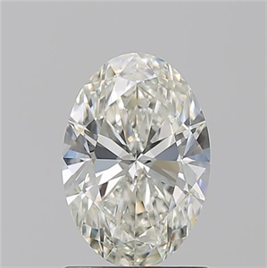 Picture of Natural Diamond 1.22 Carats, Oval with  Cut, J Color, SI1 Clarity and Certified by GIA
