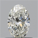 Diamante Natural 0.53 quilates, Ovalado , Color I, claridad VS1 y certificado GIA