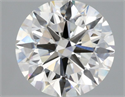 Del inventario de diamantes de laboratorio, 3.08 quilates, Redondo , Color H, claridad VS1 y certificado IGI
