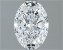 Diamante Natural 1.01 quilates, Ovalado , Color E, claridad VS2 y certificado GIA