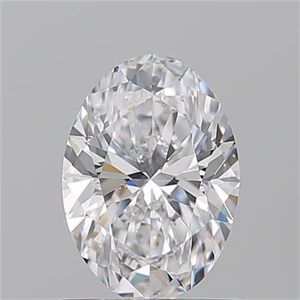 Foto Diamante Natural 1.02 quilates, Ovalado , Color D, claridad SI1 y certificado GIA de