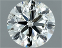 Natural Diamond 0.90 Carats, Round with Very Good Cut, I Color, SI1 Clarity and Certified by IGI
