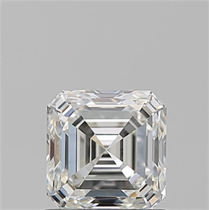 Foto Diamante Natural 1.03 quilates, Asscher , Color H, claridad VVS2 y certificado GIA de