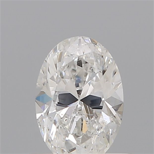 Picture of Natural Diamond 0.53 Carats, Oval with  Cut, E Color, SI2 Clarity and Certified by GIA