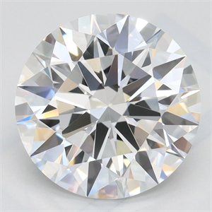 Picture of Lab Grown Diamond 2.92 Carats, Round with Ideal Cut, D Color, VVS1 Clarity and Certified by IGI