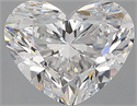 Natural Diamond 2.03 Carats, Heart with  Cut, D Color, IF Clarity and Certified by GIA