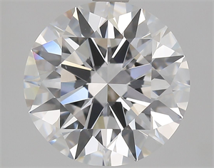 Picture of Natural Diamond 2.50 Carats, Round with Excellent Cut, D Color, VS2 Clarity and Certified by GIA