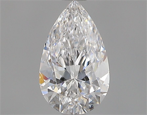 Picture of Natural Diamond 0.34 Carats, Pear with  Cut, D Color, SI1 Clarity and Certified by GIA