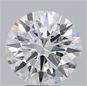Del inventario de diamantes de laboratorio, 4.85 quilates, Redondo , Color D, claridad IF y certificado IGI