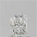 Diamante Natural 0.52 quilates, Radiante , Color F, claridad SI1 y certificado GIA