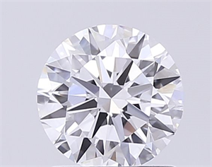 Picture of Lab Grown Diamond 1.00 Carats, Round with Excellent Cut, D Color, VVS2 Clarity and Certified by IGI
