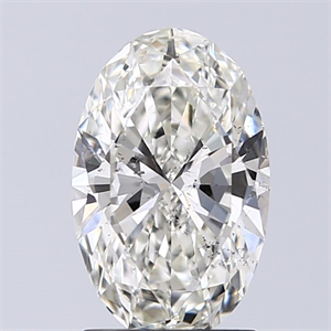 Picture of Natural Diamond 1.32 Carats, Oval with  Cut, I Color, SI2 Clarity and Certified by GIA