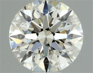 Picture of Natural Diamond 0.40 Carats, Round with Excellent Cut, K Color, VVS2 Clarity and Certified by GIA