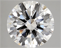 Lab Grown Diamond 7.02 Carats, Round with Ideal Cut, E Color, VVS2 Clarity and Certified by IGI