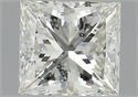 Natural Diamond 2.87 Carats, Princess with  Cut, M Color, SI2 Clarity and Certified by GIA