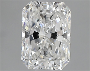 Picture of Natural Diamond 1.01 Carats, Radiant with  Cut, F Color, VVS2 Clarity and Certified by GIA