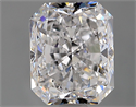 Natural Diamond 1.50 Carats, Radiant with  Cut, D Color, VS2 Clarity and Certified by GIA