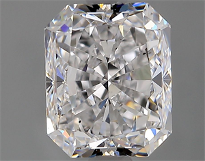 Picture of Natural Diamond 1.50 Carats, Radiant with  Cut, D Color, VS2 Clarity and Certified by GIA