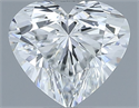 Natural Diamond 0.52 Carats, Heart with  Cut, G Color, IF Clarity and Certified by GIA