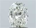 Natural Diamond 1.01 Carats, Oval with  Cut, J Color, VS1 Clarity and Certified by GIA