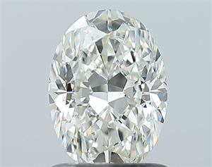 Picture of Natural Diamond 1.01 Carats, Oval with  Cut, J Color, VS1 Clarity and Certified by GIA