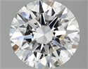 Lab Grown Diamond 2.01 Carats, Round with Ideal Cut, D Color, VVS2 Clarity and Certified by IGI