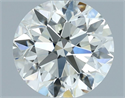 Natural Diamond 1.01 Carats, Round with Very Good Cut, I Color, VVS2 Clarity and Certified by IGI
