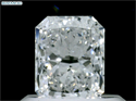 Natural Diamond 0.55 Carats, Radiant with  Cut, D Color, SI2 Clarity and Certified by GIA
