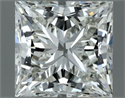 Natural Diamond 0.70 Carats, Princess with  Cut, H Color, IF Clarity and Certified by IGI