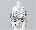 Diamante Natural 0.51 quilates, De pera , Color G, claridad SI2 y certificado IGI