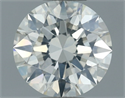 Natural Diamond 0.70 Carats, Round with Excellent Cut, I Color, SI2 Clarity and Certified by IGI