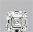 Natural Diamond 1.01 Carats, Asscher with  Cut, J Color, VVS2 Clarity and Certified by GIA