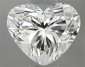Picture of Natural Diamond 0.40 Carats, Heart with  Cut, J Color, VS2 Clarity and Certified by GIA