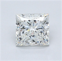 Diamante Natural 1.02 quilates, Princesa , Color I, claridad VS1 y certificado GIA