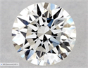 Natural Diamond 0.50 Carats, Round with Excellent Cut, H Color, VS1 Clarity and Certified by GIA