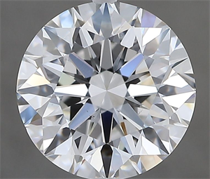 Foto Diamante Natural 3.01 quilates, Redondo , Color F, claridad VS2 y certificado GIA de