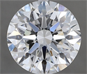 Diamante Natural 3.01 quilates, Redondo , Color F, claridad VS2 y certificado GIA