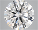 Lab Grown Diamond 7.12 Carats, Round with Ideal Cut, G Color, VS1 Clarity and Certified by IGI