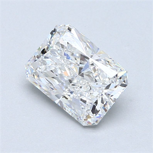 Picture of Natural Diamond 2.01 Carats, Radiant with  Cut, E Color, VS2 Clarity and Certified by GIA