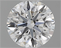 Natural Diamond 0.80 Carats, Round with Excellent Cut, D Color, VVS2 Clarity and Certified by GIA