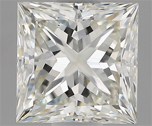Foto Diamante Natural 1.54 quilates, Princesa , Color I, claridad VS2 y certificado GIA de