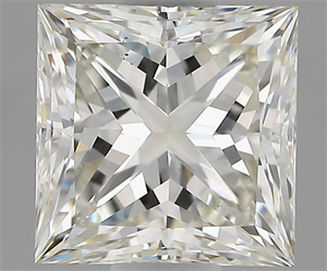 Picture of Natural Diamond 1.54 Carats, Princess with  Cut, I Color, VS2 Clarity and Certified by GIA
