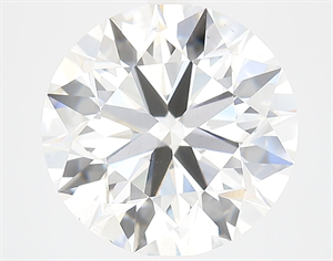Picture of Lab Grown Diamond 6.57 Carats, Round with Ideal Cut, F Color, VS2 Clarity and Certified by IGI