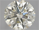 Natural Diamond 1.51 Carats, Round with Excellent Cut, M Color, SI2 Clarity and Certified by IGI