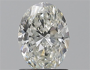Picture of Natural Diamond 1.01 Carats, Oval with  Cut, H Color, VS2 Clarity and Certified by GIA