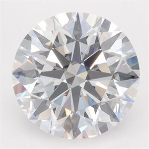 Picture of Lab Grown Diamond 3.29 Carats, Round with Excellent Cut, D Color, VVS1 Clarity and Certified by GIA